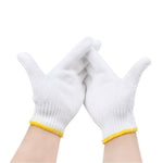 12 Pairs Labor Protection Gloves Cotton Thread Gloves Spinning Conventional Wear