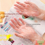 Disposable Gloves PE Film Catering Gloves Food Hygiene Gloves Transparent Gloves 100 Pack