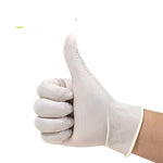 100 Pieces Disposable Latex Gloves Hand Film Rubber Food Oral Dentistry Catering Experiment Baking Durable