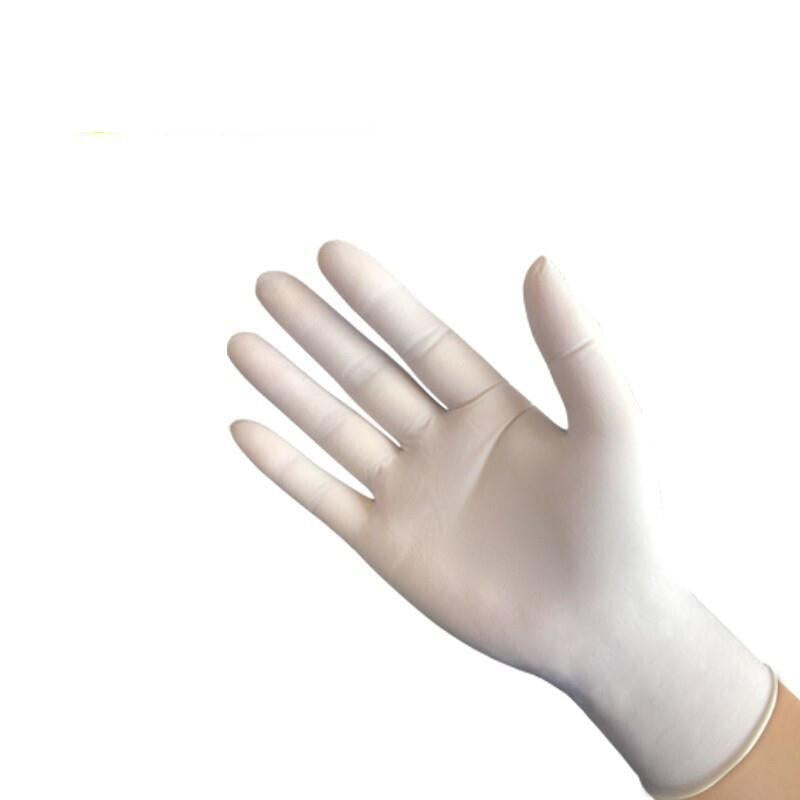 100 Pieces Disposable Latex Gloves Hand Film Rubber Food Oral Dentistry Catering Experiment Baking Durable
