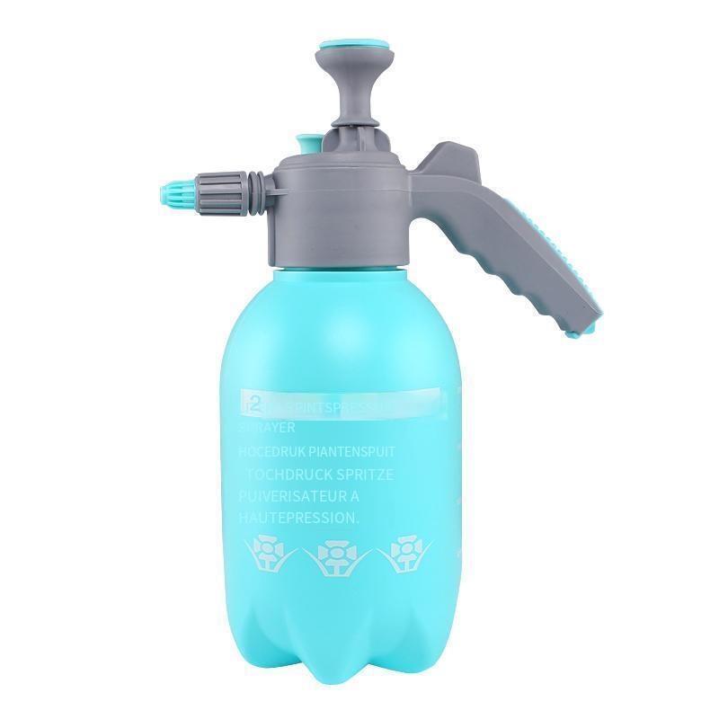 Orange 2L Watering Pot Manual Pressure Flower Watering Kettle Watering Pot Garden Tools Sprayer Watering Pot, Disinfecting Showers