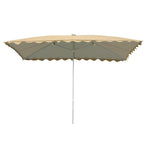 Beach Umbrella Sunshade Large Outdoor Stall Commercial Canopy Rectangular Square Large Folding Stall Umbrella Red