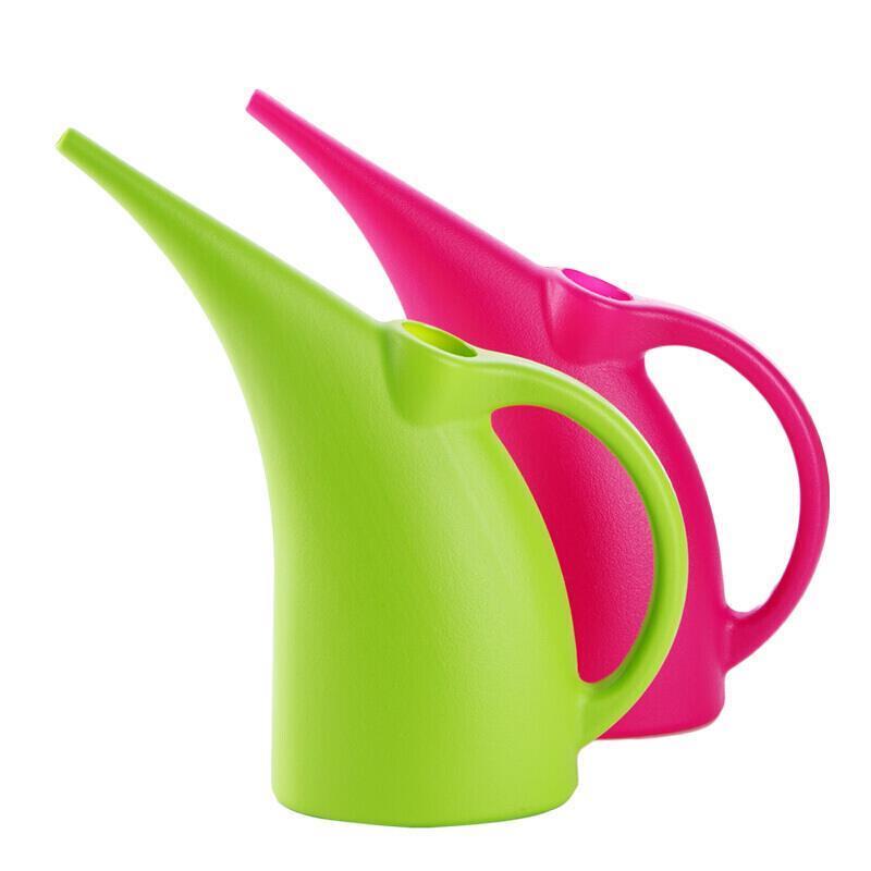 2L Red Creative Long Nozzle Plastic Watering Pot Household Green Plant Potted Watering Pot Watering Pot Gardening Kettle