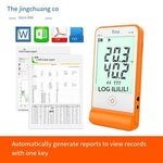 Vaccine Temperature And Humidity Recorder High Precision Temperature And Humidity Meter USB Cold Chain Transport Can Be Connected To Computer