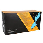 100 Pieces / Box Blue L Gloves Thin Super Soft Powder Free Disposable Nitrile Butadiene Rubber Gloves