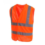 Safety Reflective Vest Road Construction Safety Clothes Widened 4 Reflective Strips Vest Riding Clothes Fluorescent Vest