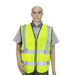 Reflective Vest Sanitation Suit Safety Vest Fluorescent Vest Protective Suit Safety Work Suit for Outdoor Working Night Riding Running