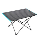 Outdoor Portable Folding Table Aluminum Alloy Table BBQ Picnic Table Camping Table Self-driving Portable Aluminum Plate Table