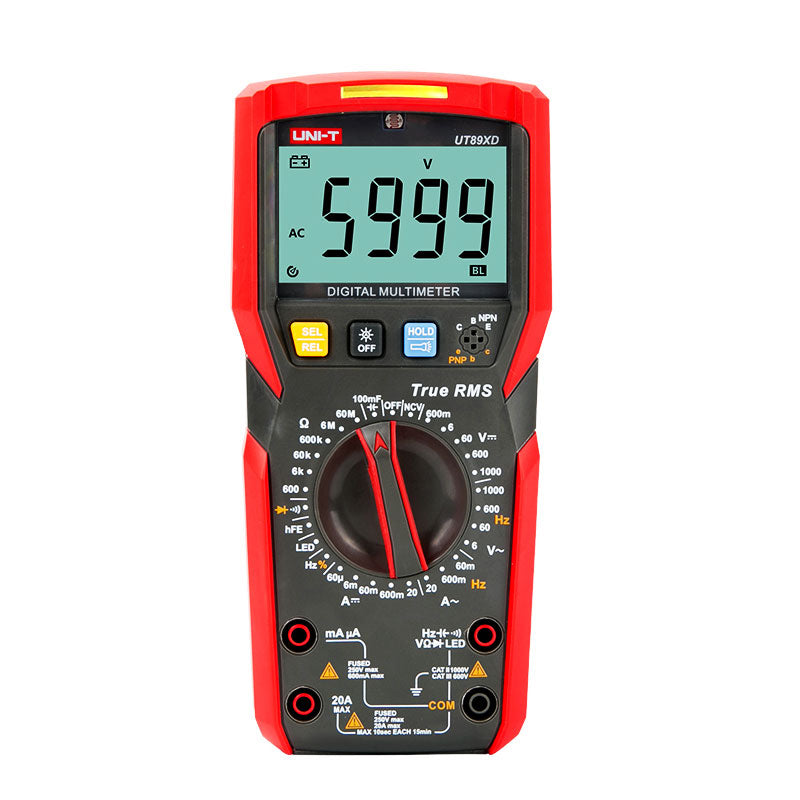 UNI-T Digital Multimeter LED Tester 1000V Voltage Electricians Measurement Tools UT89 High Accuracy Handheld Mini Universal Meter For Electricians