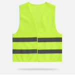 ECVV 10Pieces/Bag Reflective Vest Working Vest High Visibility Day Night Warning Safety Vest, Traffic, Construction Safety Clothing