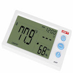 UNI-T Digital LCD Thermometer Humidity Meter Clock Hygrometer of Weather Station Tester with Alarm Clock Function A10T