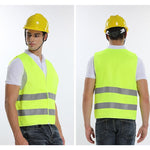 ECVV 10Pieces/Bag Reflective Vest Working Vest High Visibility Day Night Warning Safety Vest, Traffic, Construction Safety Clothing