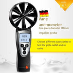Precision Large Impeller Anemometer High Sensitive Anemometer Air Volume And Temperature Tester High Precision Anemometer