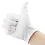 White Gloves Etiquette Gloves Stationery Gloves 12 Pairs Of Thin Cotton Driving Gloves Driver Antiskid Reception Review Performance Student Flag Raising Plate Bead Work Labor Protection White Gloves [12 Pairs] Etiquette Gloves Stationery Gloves Driver