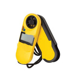 Hand Held Anemometer Measures Wind Speed Yellow High Precision Anemometer
