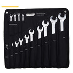 Open End Box Spanner Dual Purpose Spanner Tool Set Open End Mechanical Hand Set Mirror Dual Purpose Spanner 8-32 mm 14 Pieces