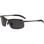 NALANDA Black Polarized Aviator Sunglasses With UV400 HD Lens Metal Frame For Driving Outdoor Travel Daily Use