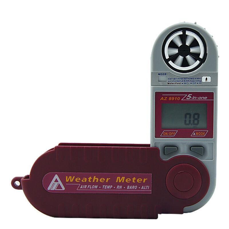 Multi Function Anemometer Digital Display Anemometer Wind Speed Temperature Humidity Wind Cold Dew Point Air Pressure Detector