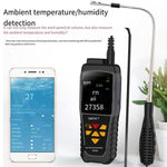 Thermal Anemometer Hand Held Split Digital Anemometer Color Screen High Precision Wind Speed Temperature And Volume Detector