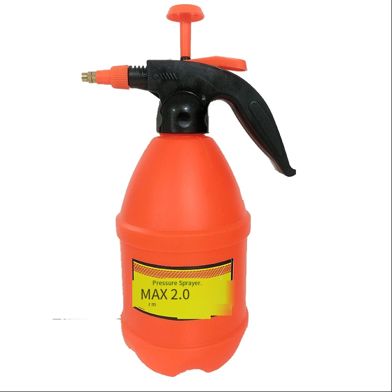 Spray Kettle 84 Disinfectant Alcohol Watering Flower Pot Manual Pressure Type Small Sprayer Electric Kettle 2L Of Orange Spot