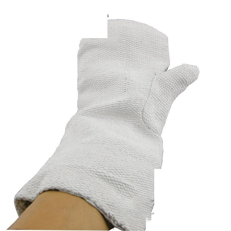 34cm Safety Gloves Heat Insulation And High Temperature Resistant Gloves Lengthened Asbestos Gloves Anti Scald Gloves Labor Protection Gloves