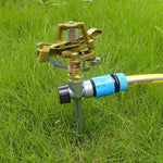 Agricultural Rocker Nozzle Automatic Rotation Lawn Greening 360 Degree Garden Sprinkler Irrigation Sprinkler Watering Artifact 4 Points