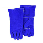 Electric Welding Gloves Electric Welding Gas Shielded Welding Gloves Welding High Temperature Resistant Fireproof Sweat Absorbing Real Cow Leather Heat Insulation Flame Retardant High Temperature Resistant Electric Welding Gloves