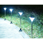 Solar Lamp Street Lamp Outdoor Courtyard Household Lawn Lamp New Countryside Super Bright Lighting Fence Column Head Electric Lamp