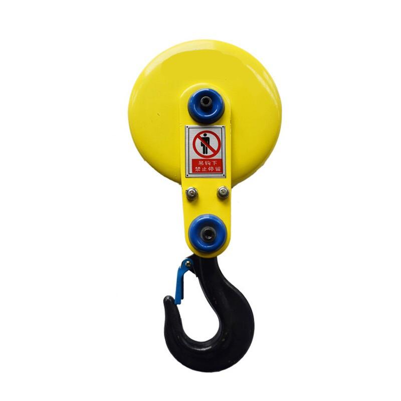 1Ton Lifting Hook High-quality Steel Crane Hoist Hook Accessories With Pulley for Factory Lifting Harbor Hoisting Construction Engineering