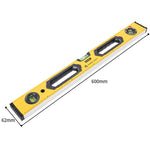 Deli 20 Pieces Level Ruler 600mm Magnetically Adjustable Aluminium Alloy Levelling Instrument DL983600B