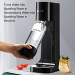 IBAMA Sparkling Water Maker Soda Drink Carbonated Water Machine Easy Fizzy Beverage for Home/Office/Party, (Carbonator Not Included)