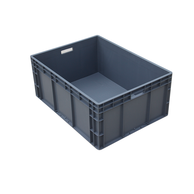 10 Pcs Plastic Turnover Box Thickened Logistics Box Without Cover Auto Parts Storage Box Parts Box 300 * 200 * 150 mm Gray No Cover