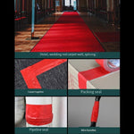 15 Rolls High Adhesive Single-sided Cloth Base Tape Color Waterproof Wedding Carpet Splicing Tape 11 Colors Optional Width 20 Meters Long 70mm Wide * 20m Black