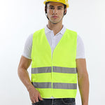 ECVV Reflective Vest Working Vest High Visibility Day Night Warning Safety Vest, Traffic, Construction Safety Clothing