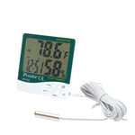 Digital Thermometer Clock Alarm Clock Large Screen Electronic Thermometer Indoor And Outdoor Thermometer For Office And Home